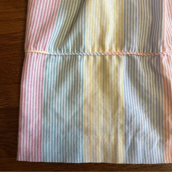 vintage Union rainbow cotton skirt striped coastal “12” 26” waist - Picture 2 of 9
